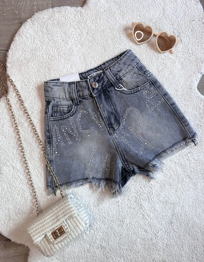 Court - gris scintillant