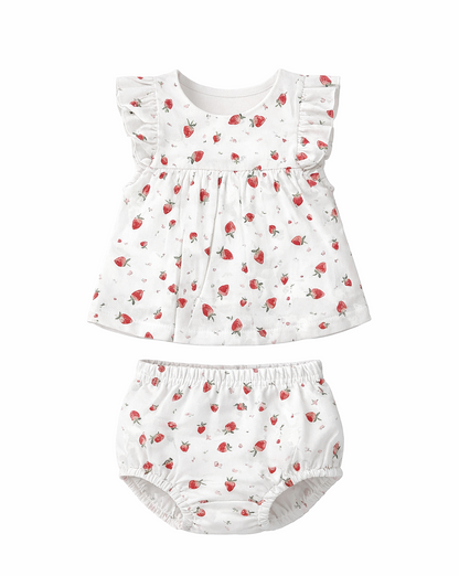 Strawberry white set