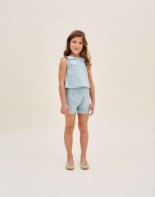 Valentina ruffle short