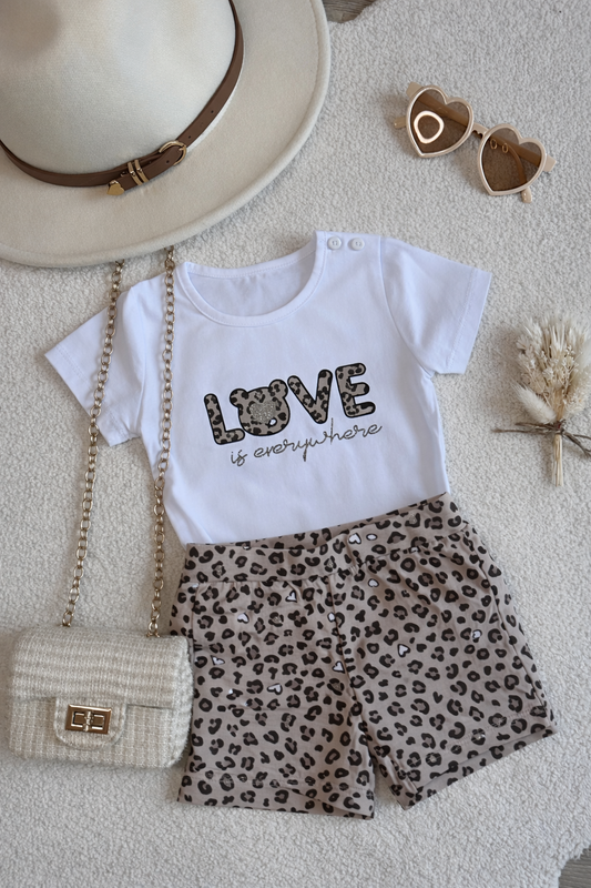Little diva leopard set