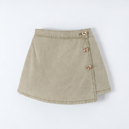 Skort - button beige
