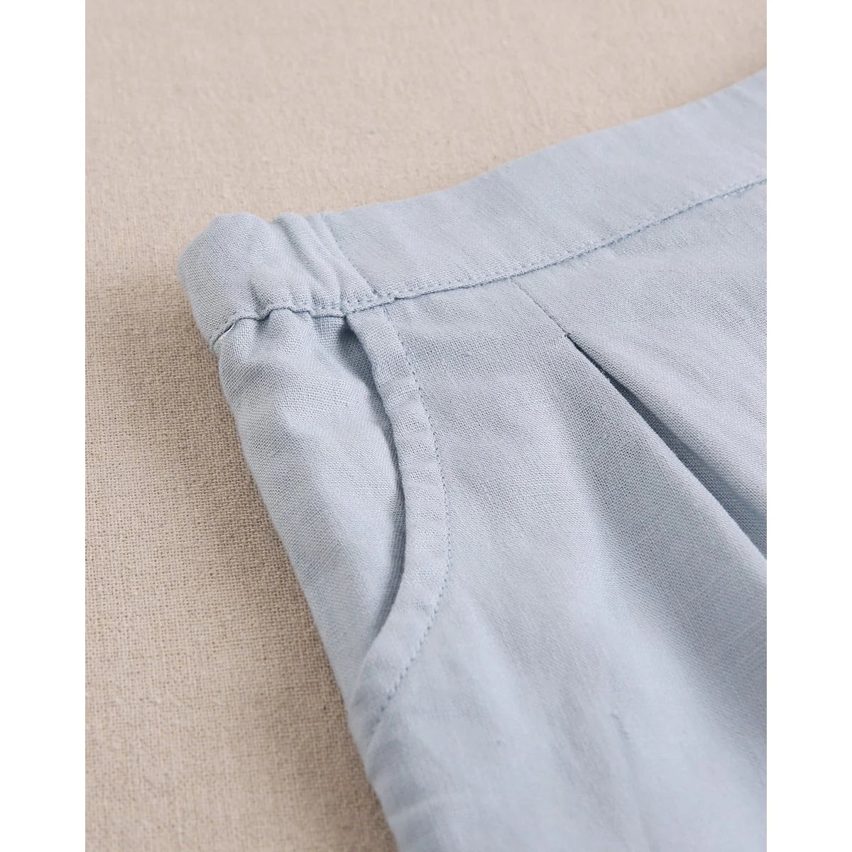 Ruffled pants - blue