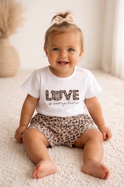 Little diva leopard set