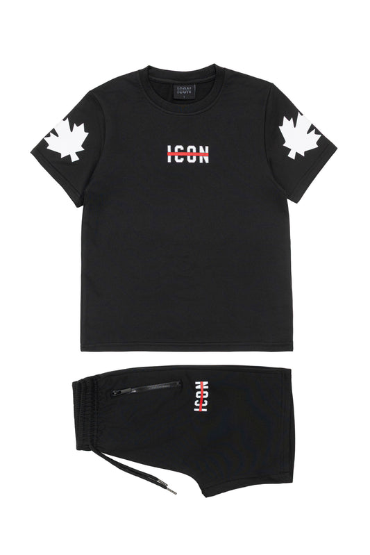 Icon bear set - zwart