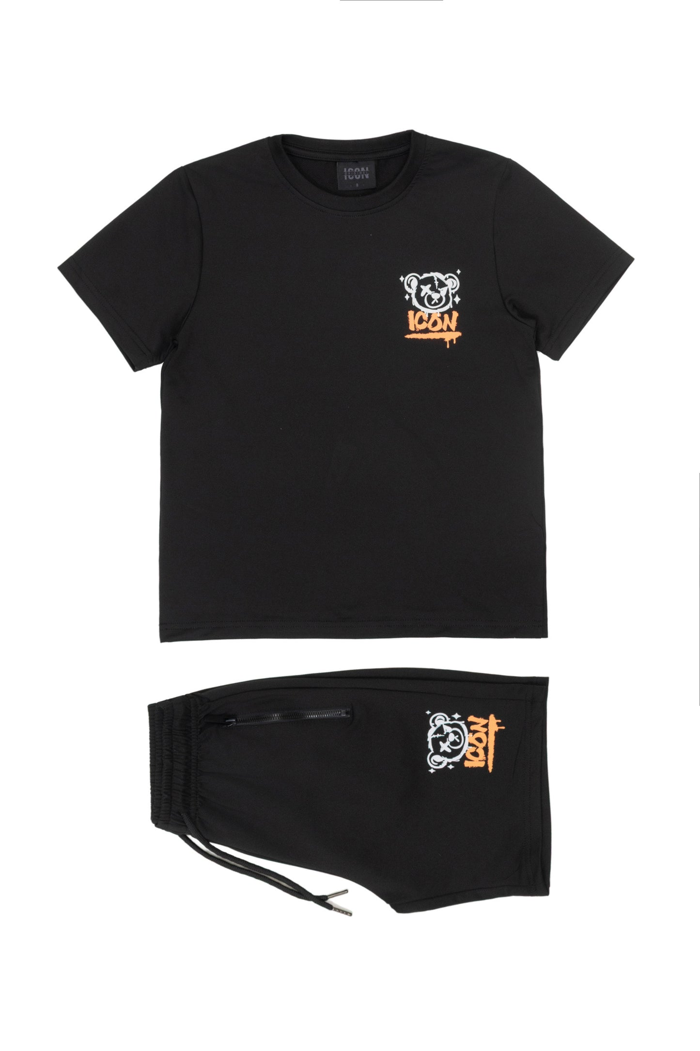 Icon bear set - zwart