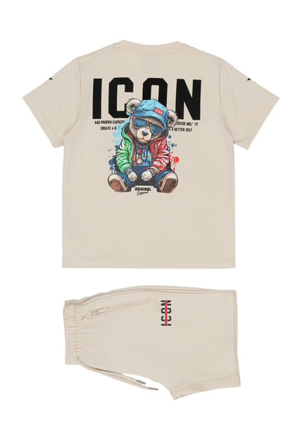 Icon bear set - beige