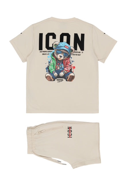 Icon bear set - beige
