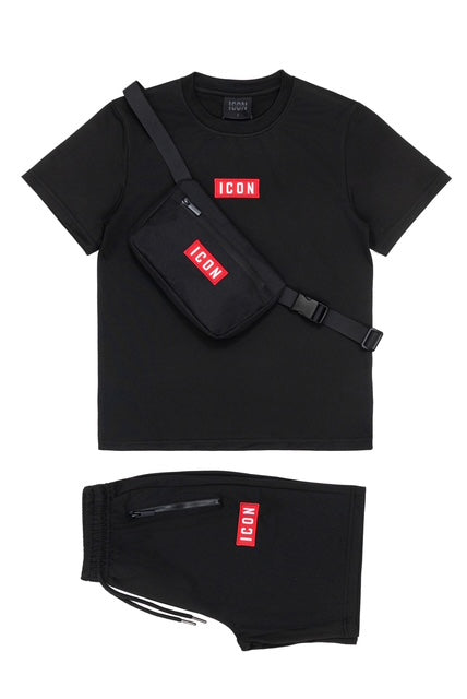 Icon basic + tasje - zwart