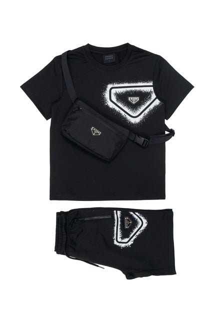 Icon set + tasje - zwart