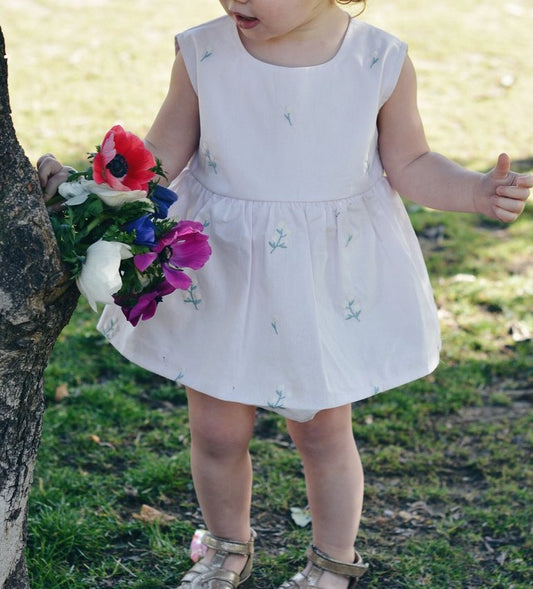 Little flower dress pink