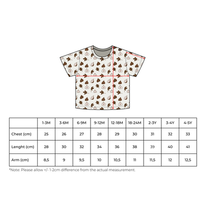 T-shirt - vijgenpatroon