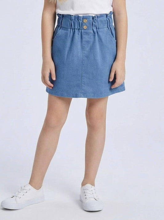 Blue denim rok